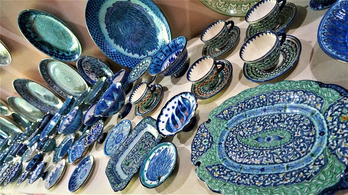 繊細な柄が美しすぎるリシタン陶器 | ウズベキスタン陶器と雑貨の通販