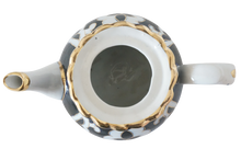 画像をギャラリービューアに読み込む, ウズベキスタン綿花柄　ティーポット / プレート・コーヒーカップ　２セット
