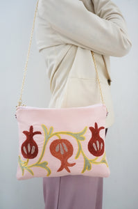 Suzani Clutch Bag - Pink 14