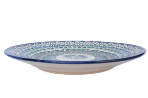 Rishton Plate Blue 22.5cm (R1101）
