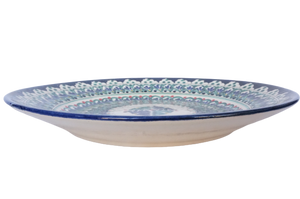 Rishton Plate Blue 22.5cm (R1103）